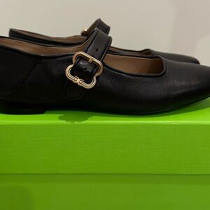 Sam Edelman Black Leather Mary Jane Shoes